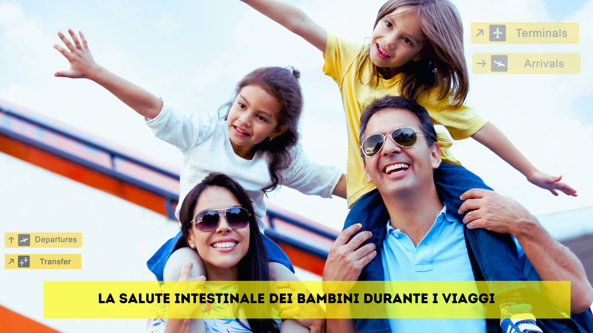 La salute intestinale dei bambini durante i viaggi
